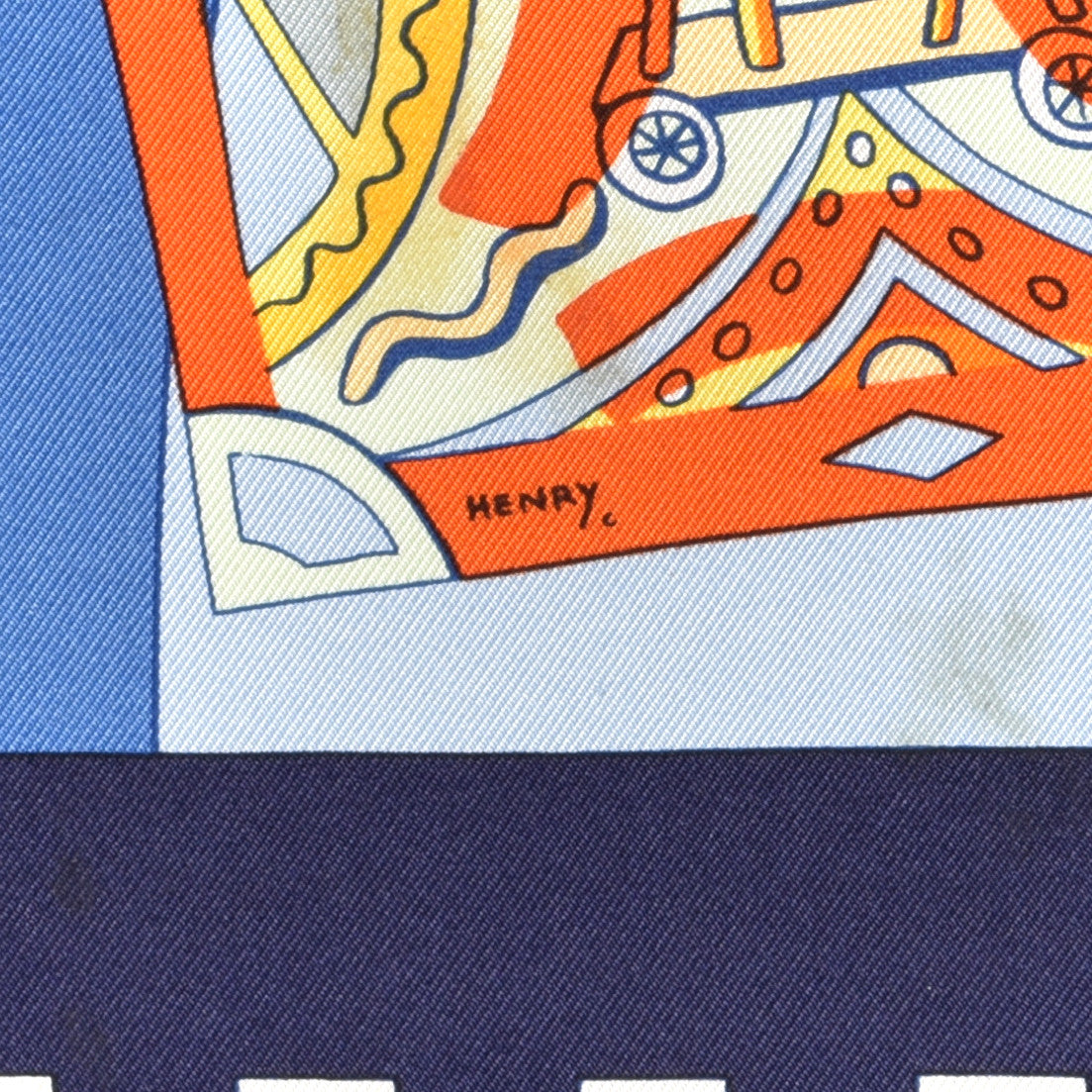Hermes Silk La Mecanique Des Idees Scarf 90 3 of 6