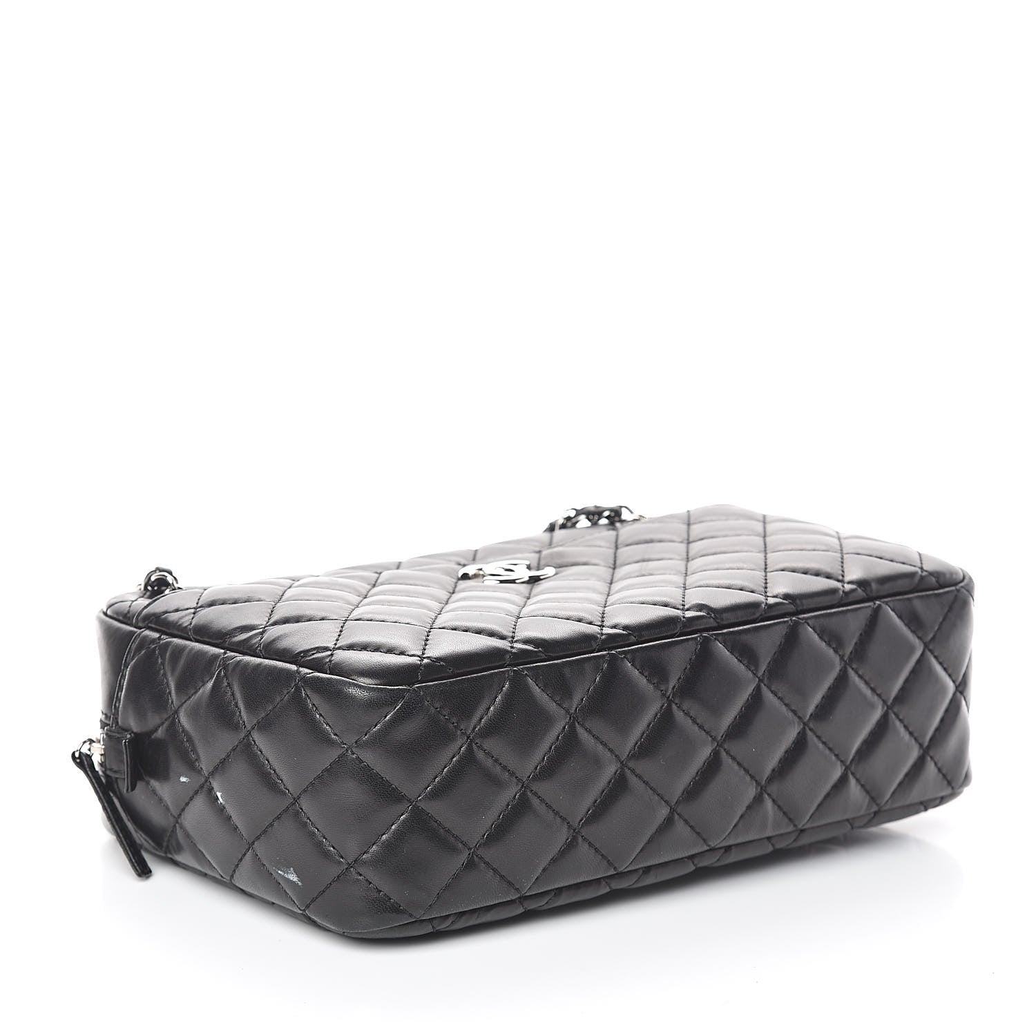 Chanel Lambskin Quilted Medium Camera Case Black 4 of 10