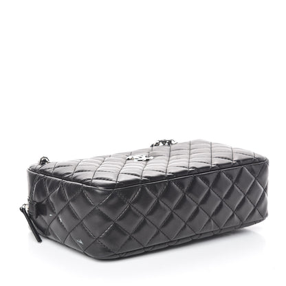 Chanel Lambskin Quilted Medium Camera Case Black 4 of 10