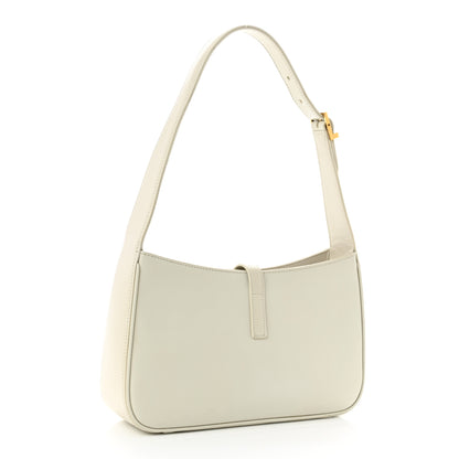Saint Laurent Smooth Calfskin Le 5 A 7 Hobo Blanc Vintage 3 of 13