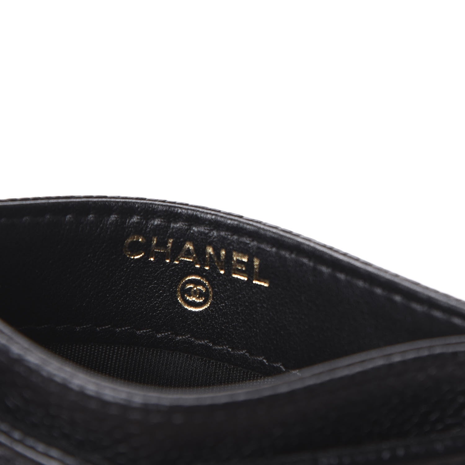 Chanel Caviar Quilted Filigree Card Holder Black 8 of 12