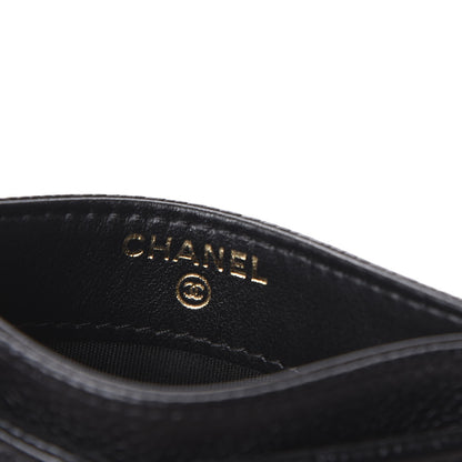 Chanel Caviar Quilted Filigree Card Holder Black 8 of 12