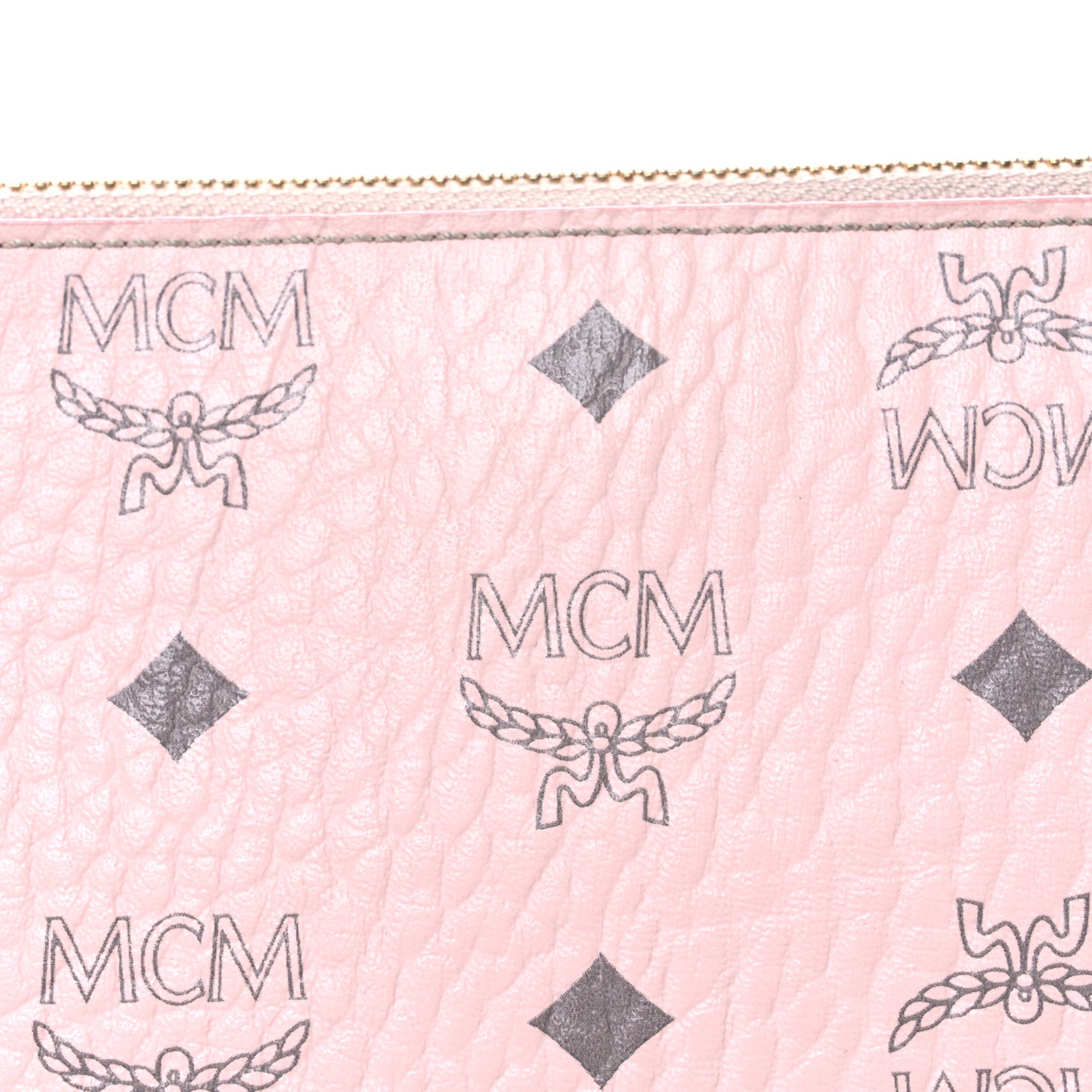 MCM Visetos Medium Crossbody Pouch Soft Pink 8 of 10