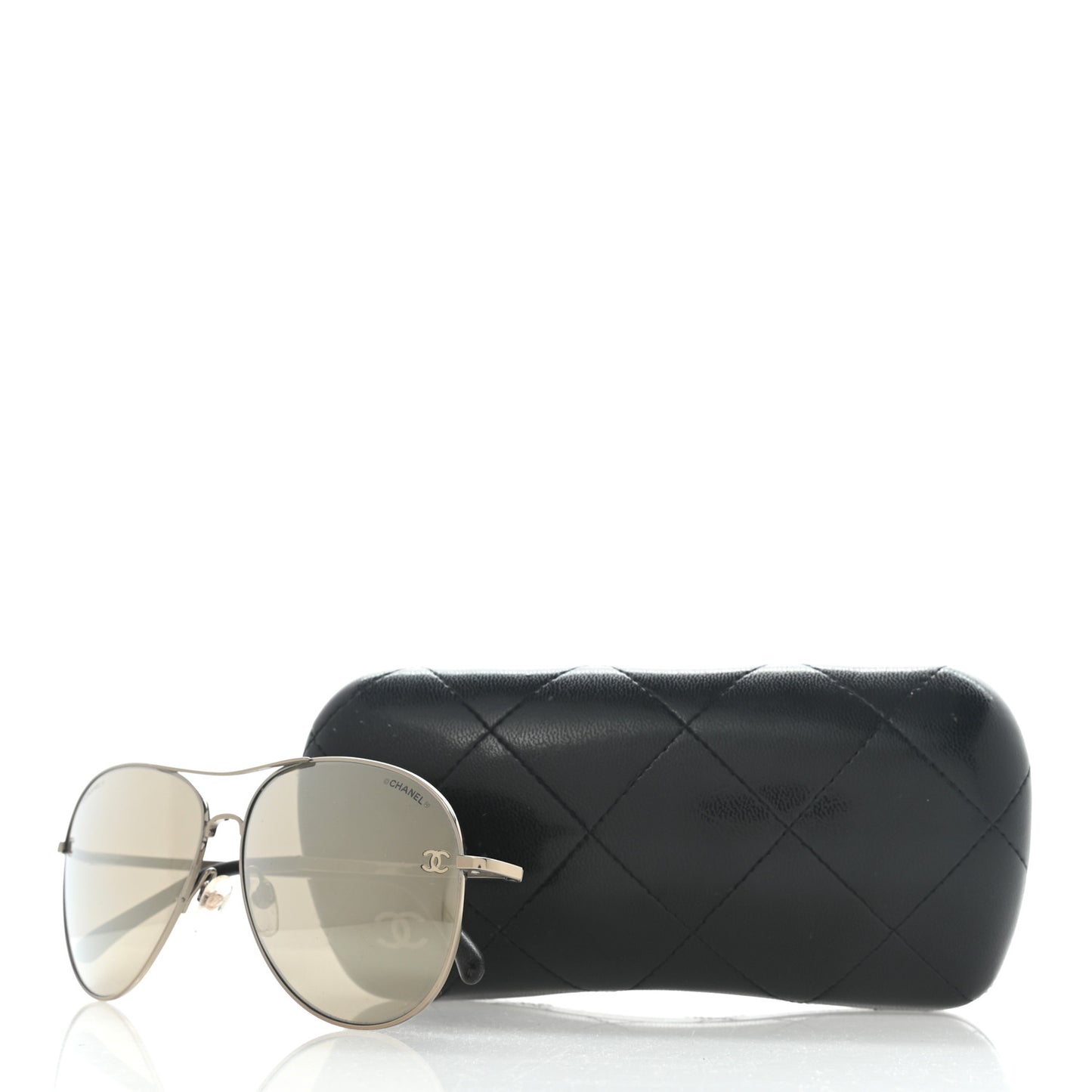Metal Aviator CC Sunglasses 4189-T-Q Gold