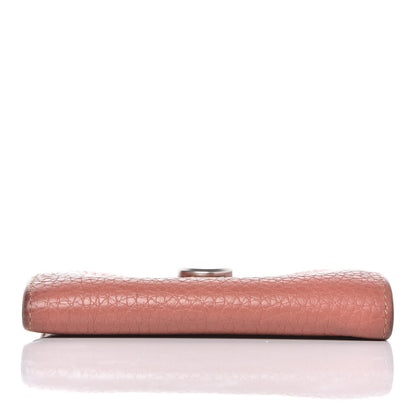 Hermes Taurillon Clemence Dogon Card Case Rose Thè 12 of 18