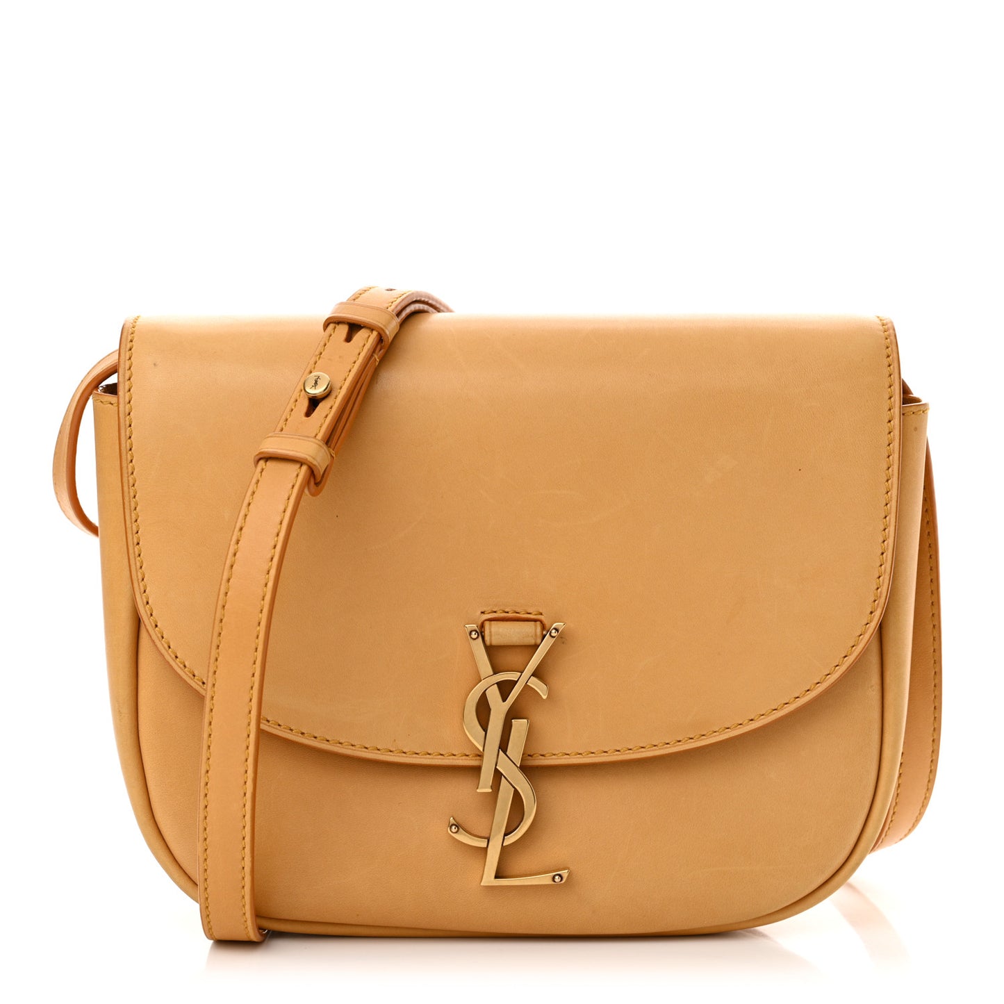 Smooth Vintage Calfskin Monogram Medium Kaia Satchel