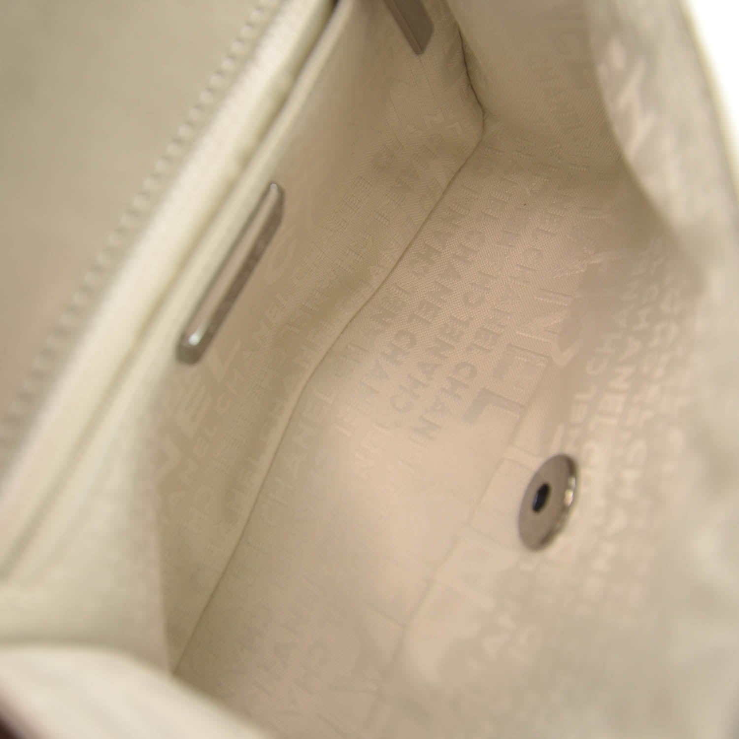 Chanel Lambskin Square Quilted Mini Flap Grey 9 of 9