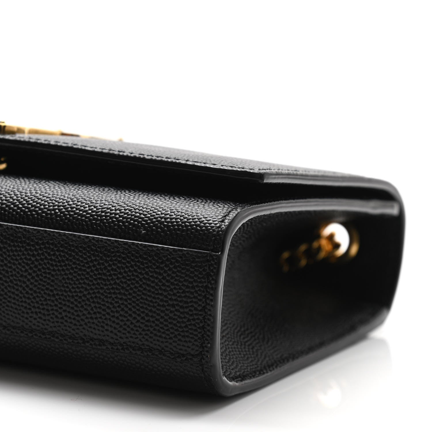 Saint Laurent Grain De Poudre Small Monogram Kate Satchel Black 8 of 9