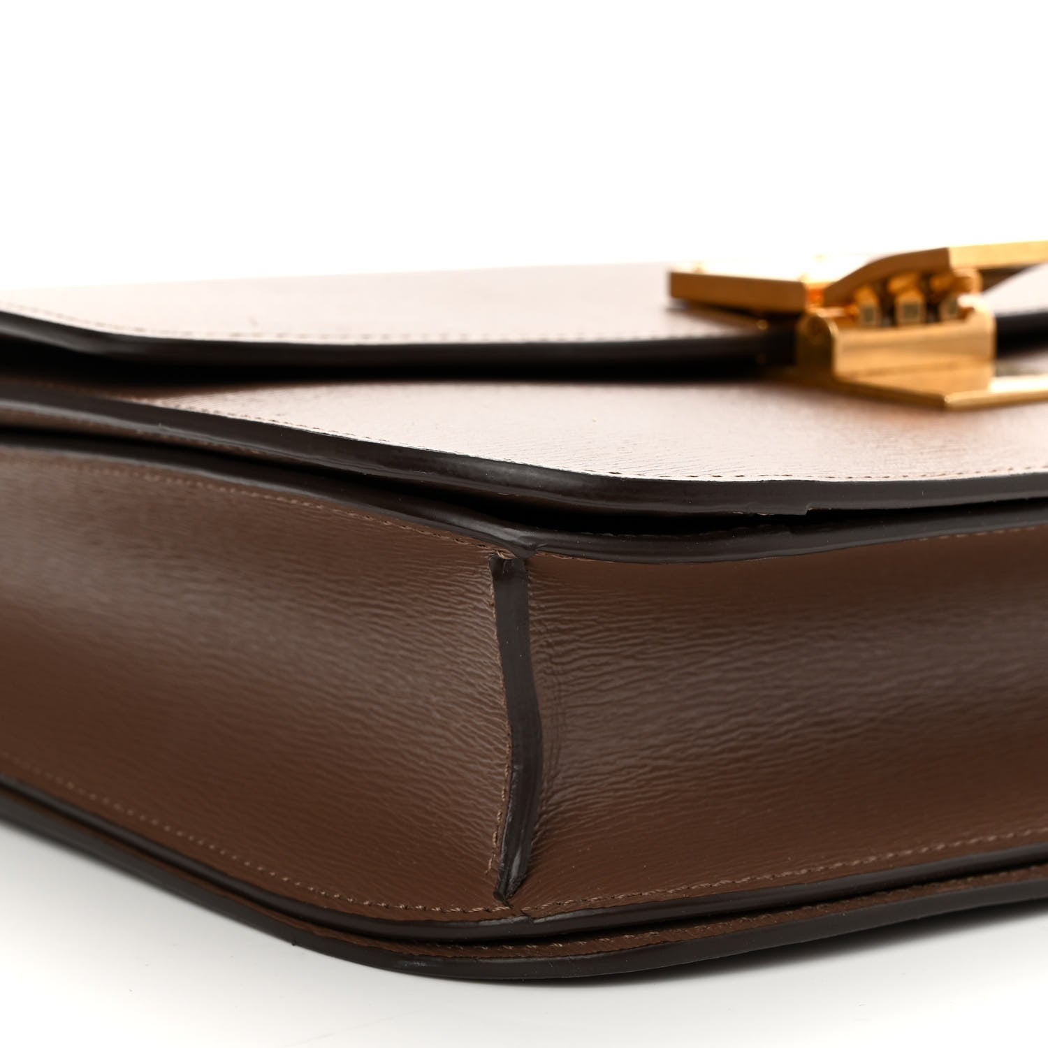 Celine Liege Calfskin Medium Classic Box Flap Bag Glazed Nut 9 of 11