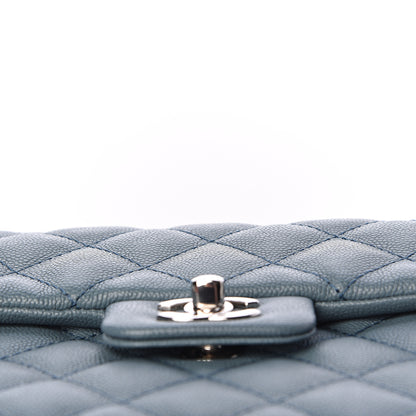 Chanel Caviar Quilted Medium Urban Companion Flap Blue 10 of 16