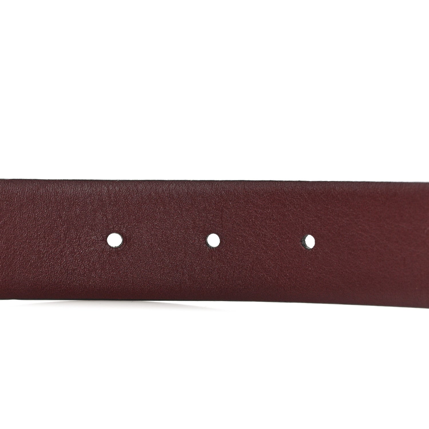 Chanel Calfskin CC Reversible Belt 80 32 Black Burgundy 6 of 7