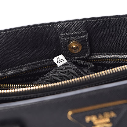 Prada Saffiano Lux Medium Tote Black 7 of 11