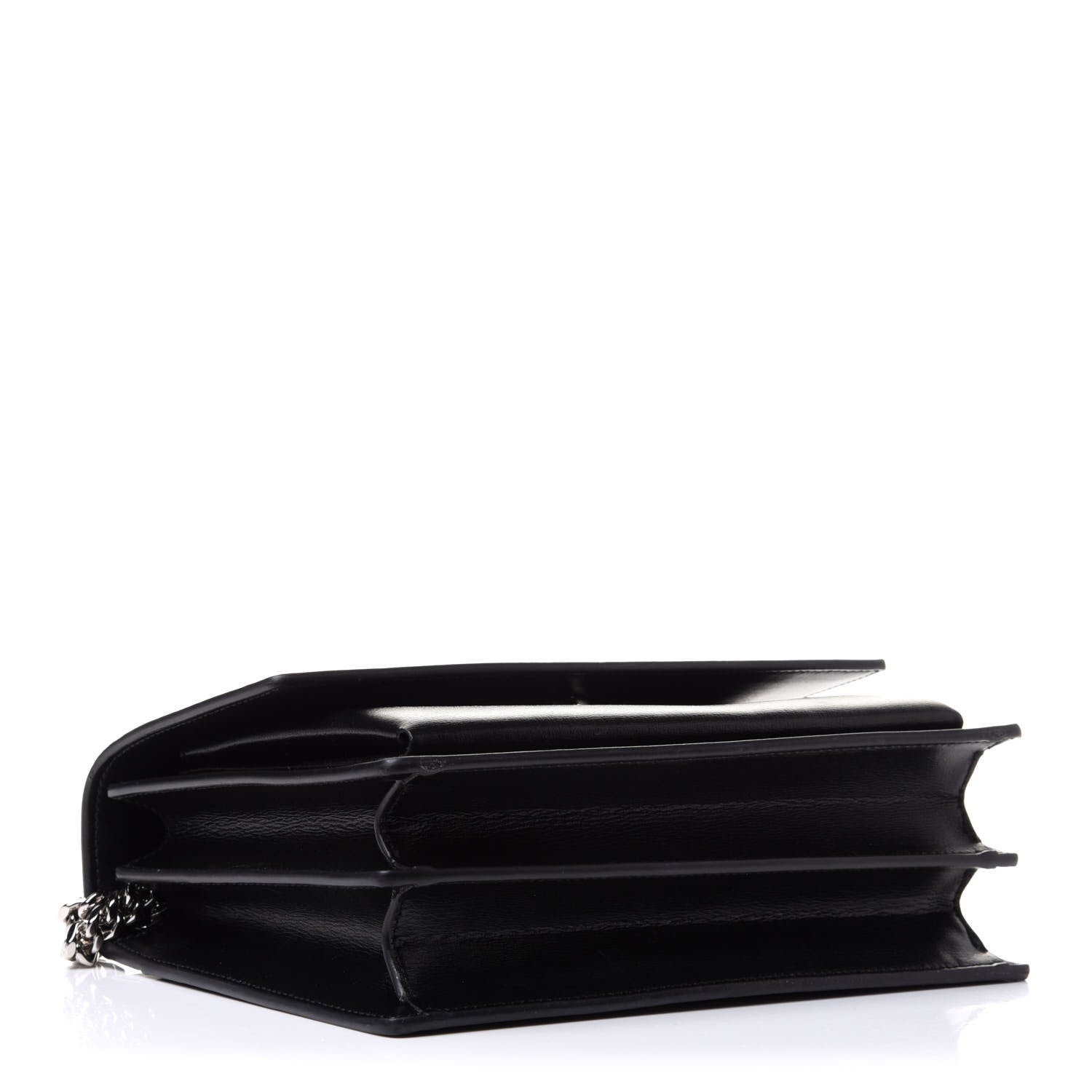 Saint Laurent Calfskin Medium Monogram Sunset Black 4 of 13