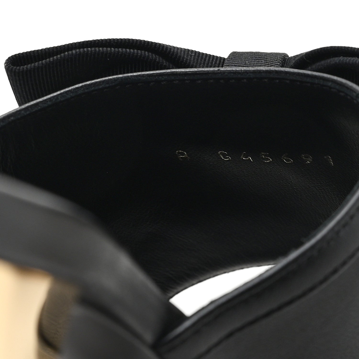 Chanel Lambskin Bow CC Mules 37.5 Black 9 of 10