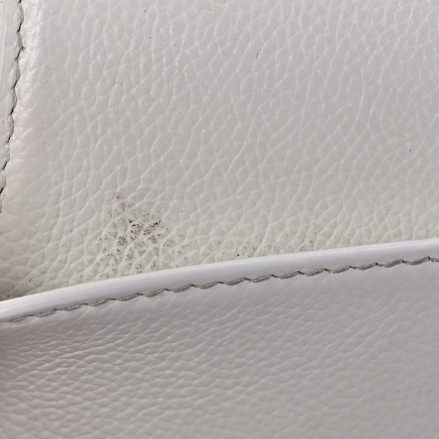 Balenciaga Grained Calfskin Small Hourglass Top Handle Bag White 15 of 24