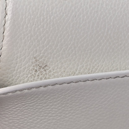 Balenciaga Grained Calfskin Small Hourglass Top Handle Bag White 15 of 24