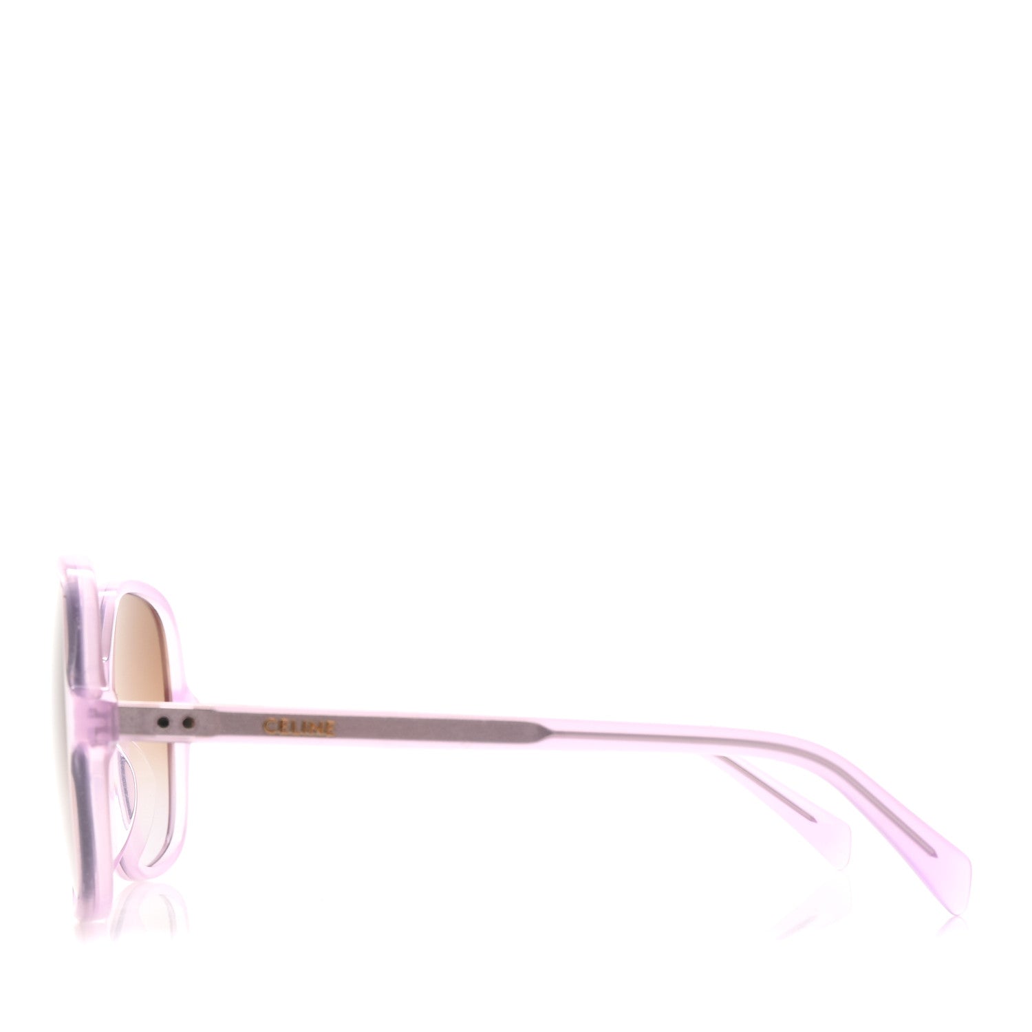Celine Acetate Square Sunglasses CL40244U Purple 3 of 7