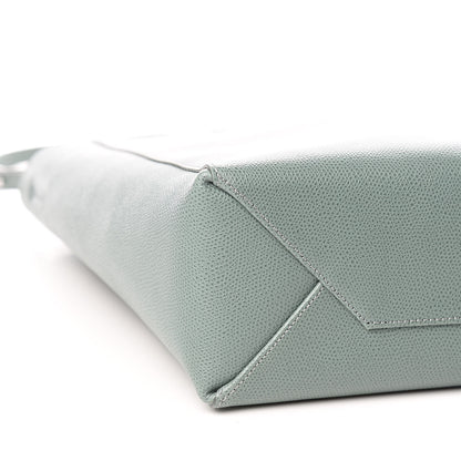 Celine Grained Calfskin Small Vertical Cabas Green 8 of 10