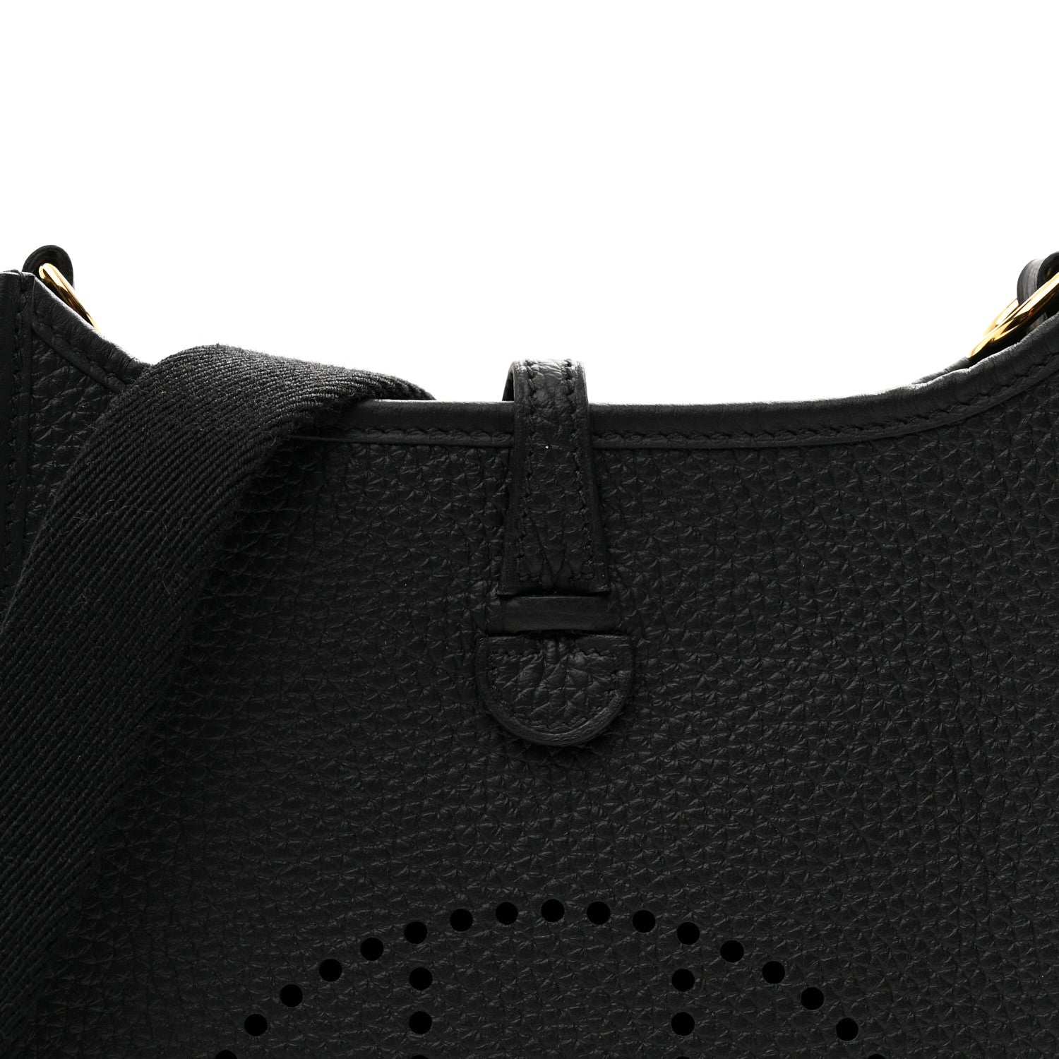 Hermes Taurillon Clemence Evelyne TPM Black 7 of 10