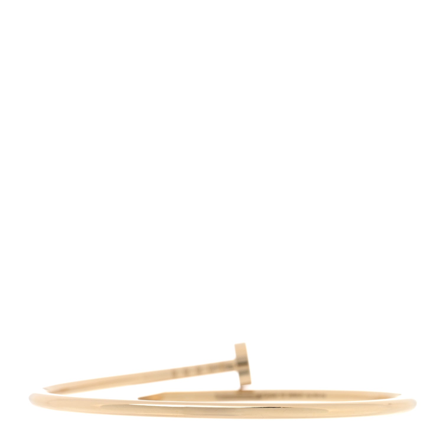 Cartier 18K Yellow Gold Small Juste Un Clou Bracelet 16 2 of 4
