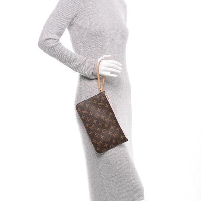 Louis Vuitton Monogram Neverfull MM GM Pochette Rose Ballerine 2 of 7