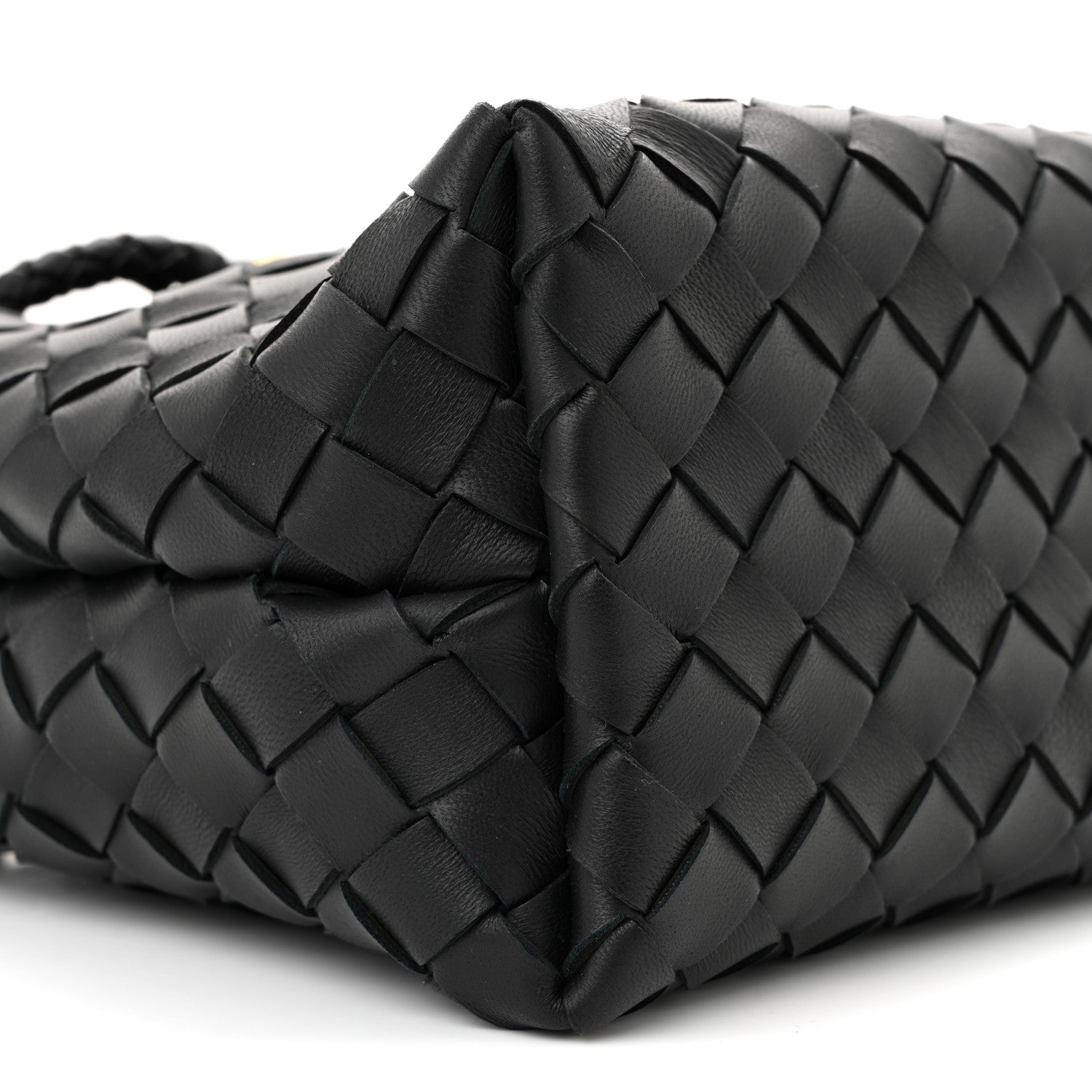 Bottega Veneta Nappa Intrecciato Small Andiamo Shoulder Bag Black Black 8 of 9