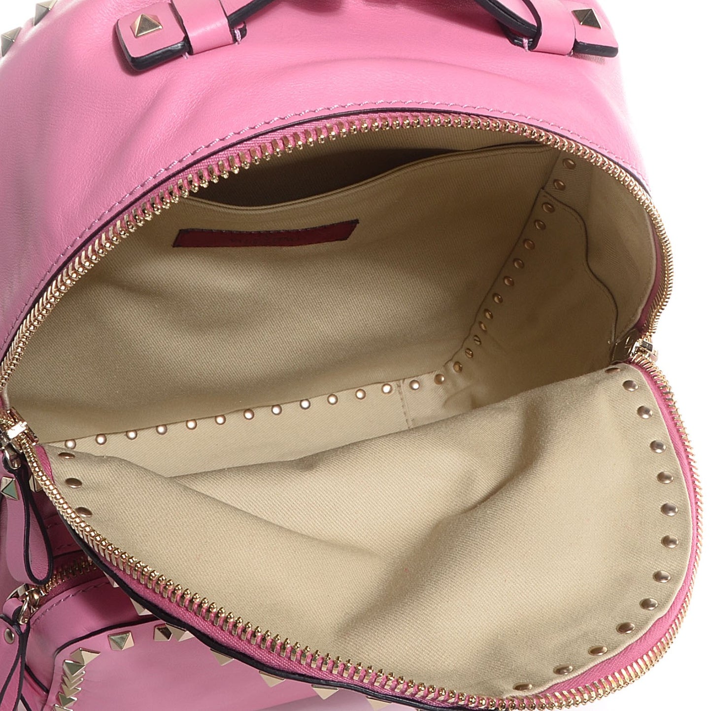 Vitello Medium Rockstud Backpack Ninphea