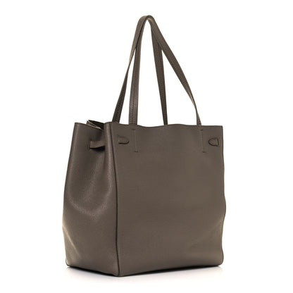 Celine Soft Grained Calfskin Small Belt Cabas Phantom Taupe 3 of 16