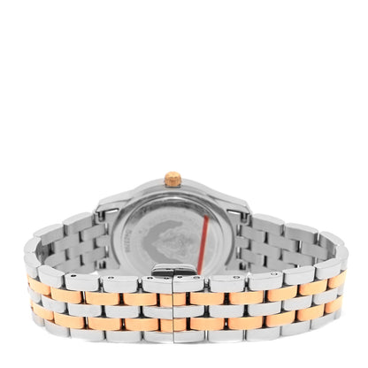 Gucci Stainless Steel 27mm 5500L Two Tone Quartz Watch Black 3 of 4