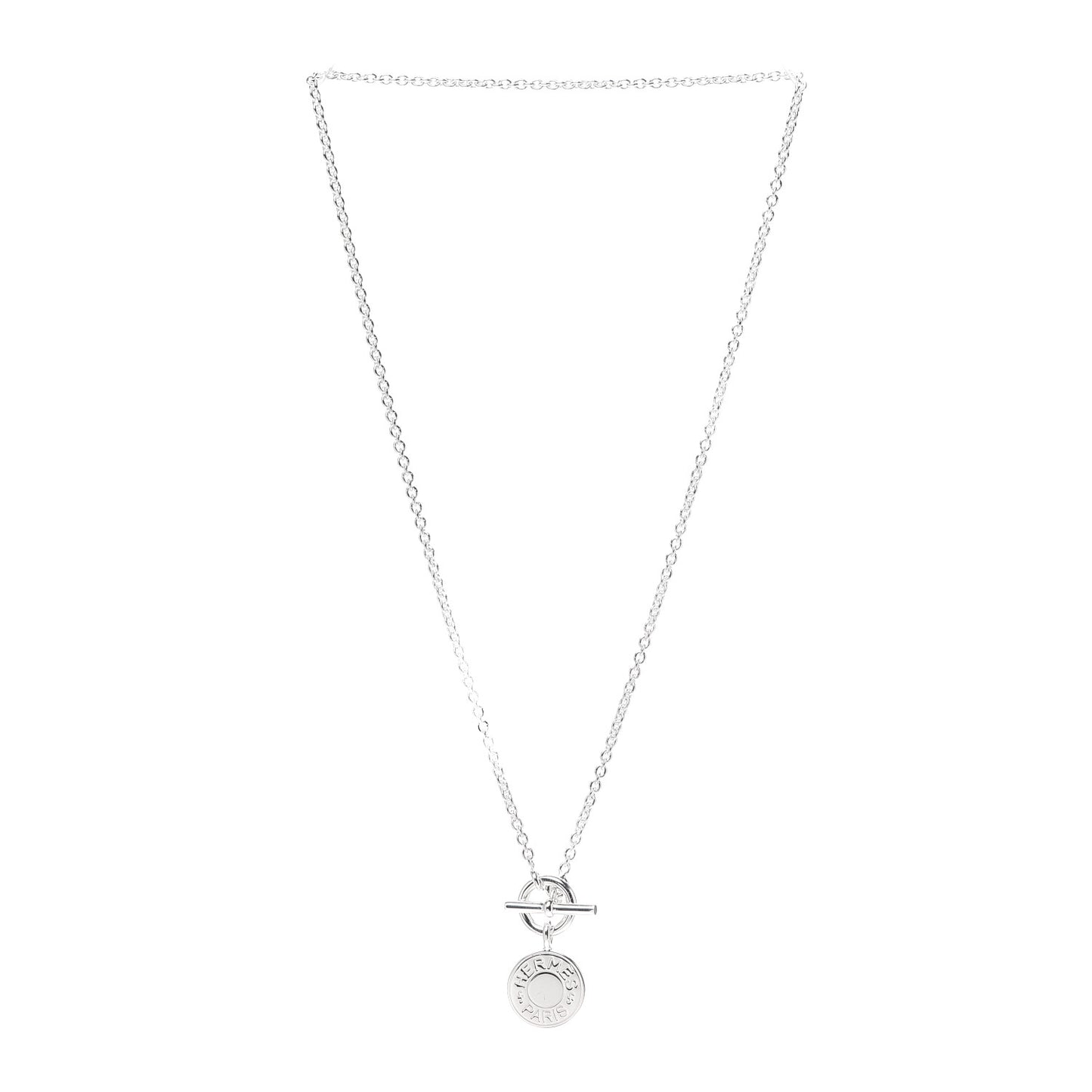 Sterling Silver Amulettes H Confettis Pendant Necklace