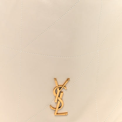 Saint Laurent Lambskin Matelasse Monogram Medium Jamie 4.3 Pochon Blanc Vintage 9 of 11