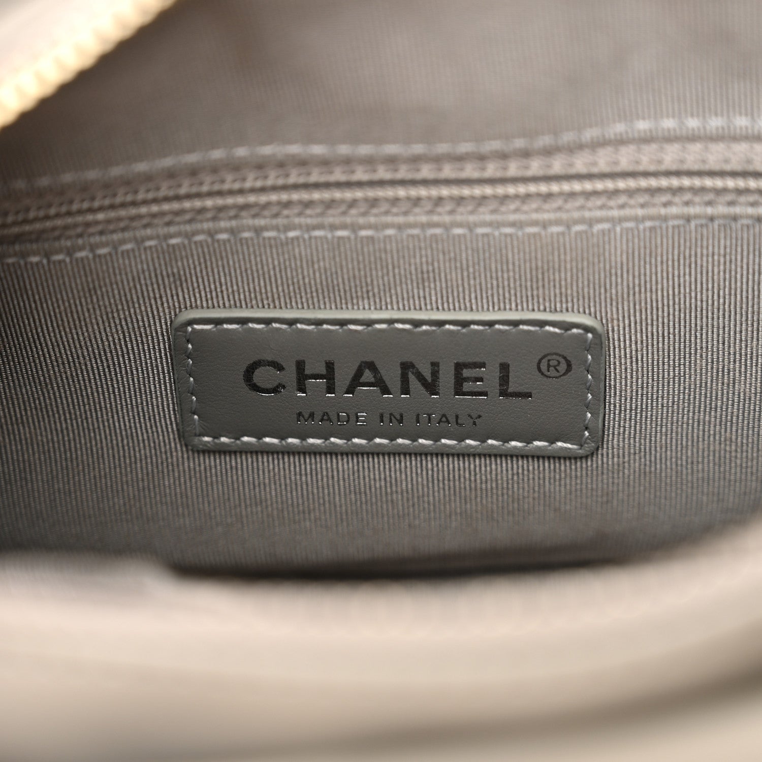 Chanel Aged Calfskin Quilted Small Gabrielle Hobo Grey 6 of 14