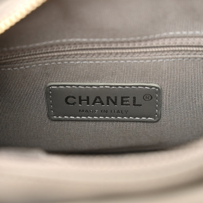 Chanel Aged Calfskin Quilted Small Gabrielle Hobo Grey 6 of 14