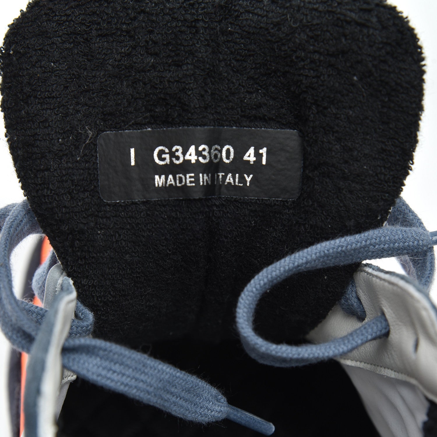 Chanel Nylon Calfskin Suede CC Womens Sneakers 41 Dark Navy White 8 of 14