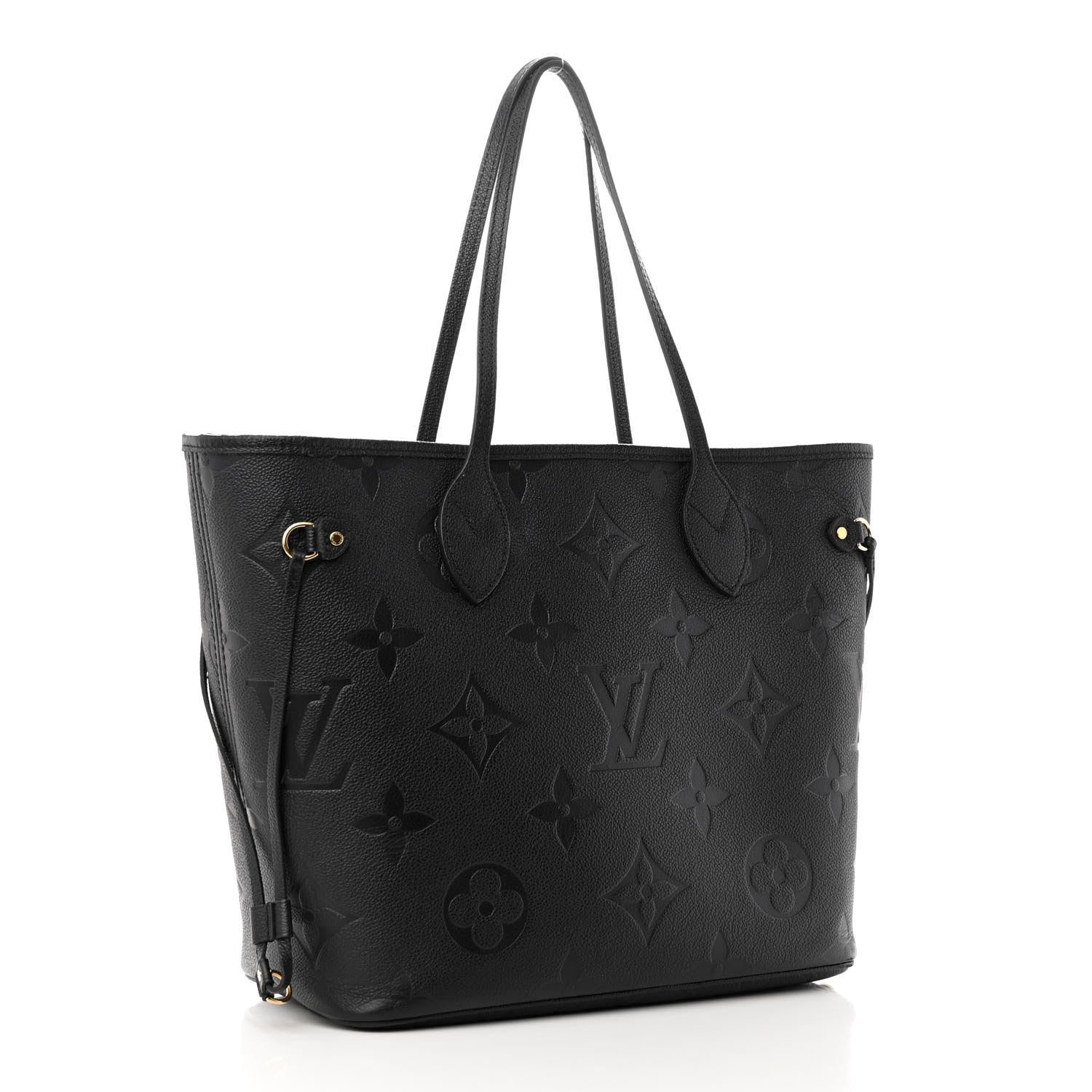 Louis Vuitton Empreinte Monogram Giant Neverfull MM Black 3 of 10