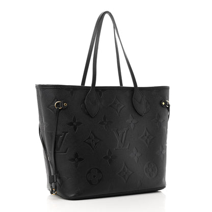 Louis Vuitton Empreinte Monogram Giant Neverfull MM Black 3 of 10