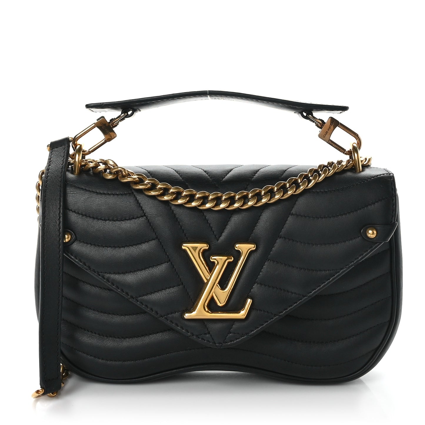 Calfskin New Wave Chain MM Black