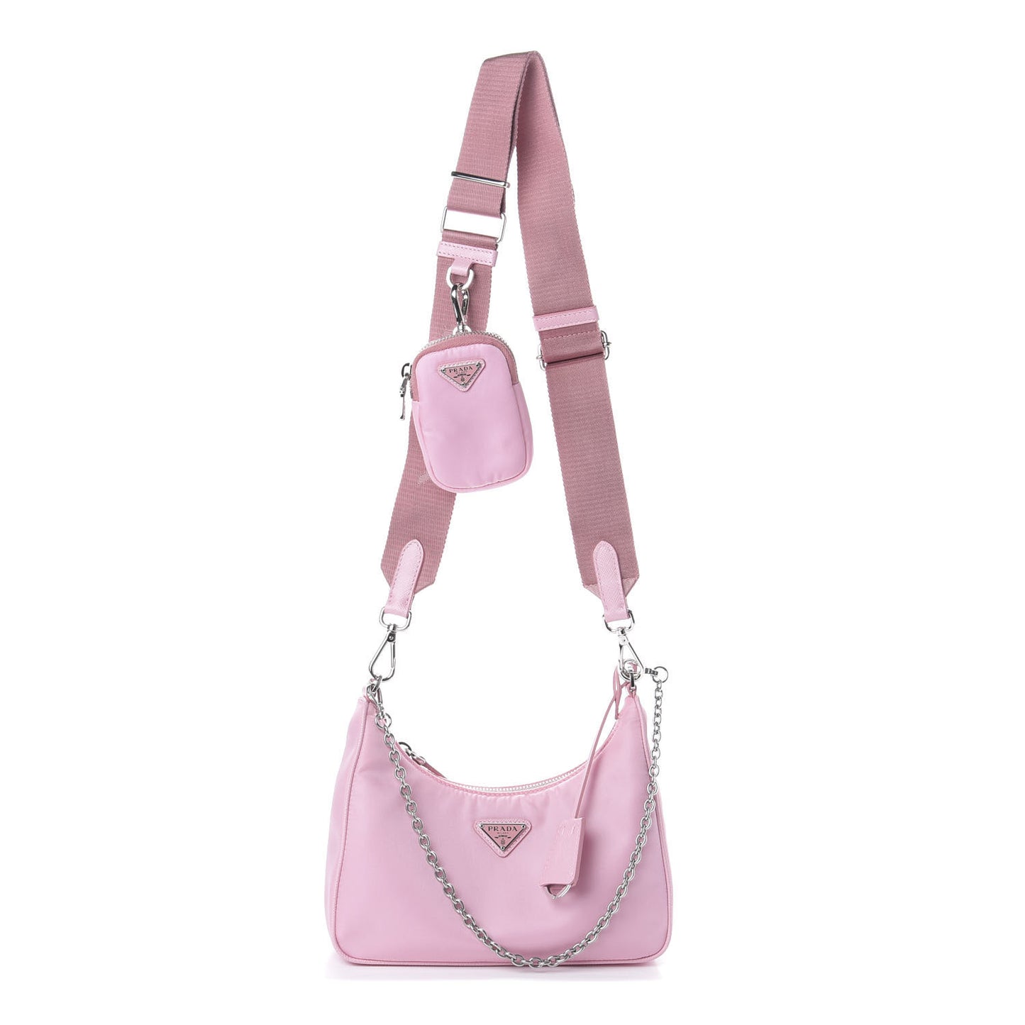 Nylon Re-Edition 2005 Shoulder Bag Rosa