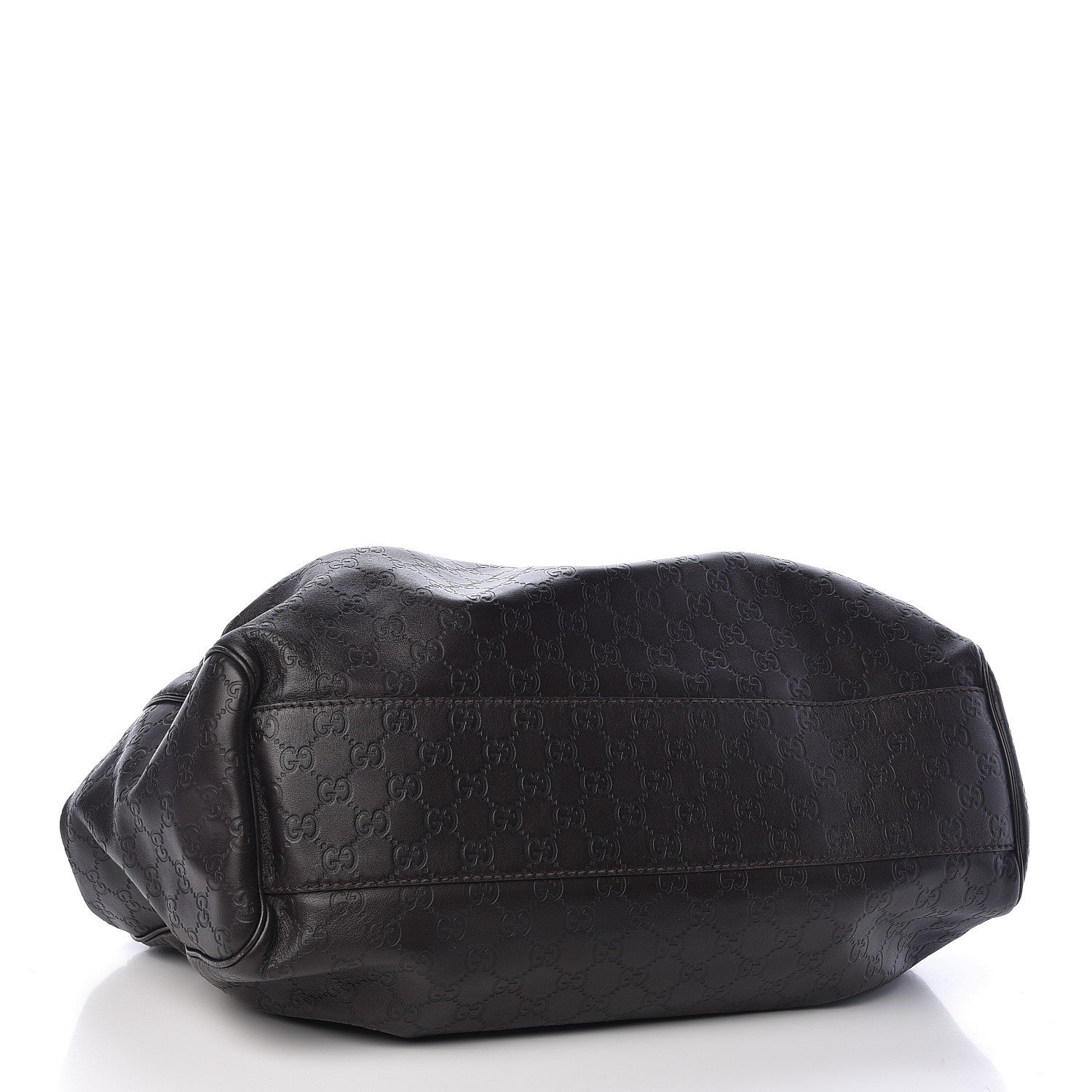 Gucci Guccissima Vitello Tender Large Sukey Tote Testa di Moro 4 of 12