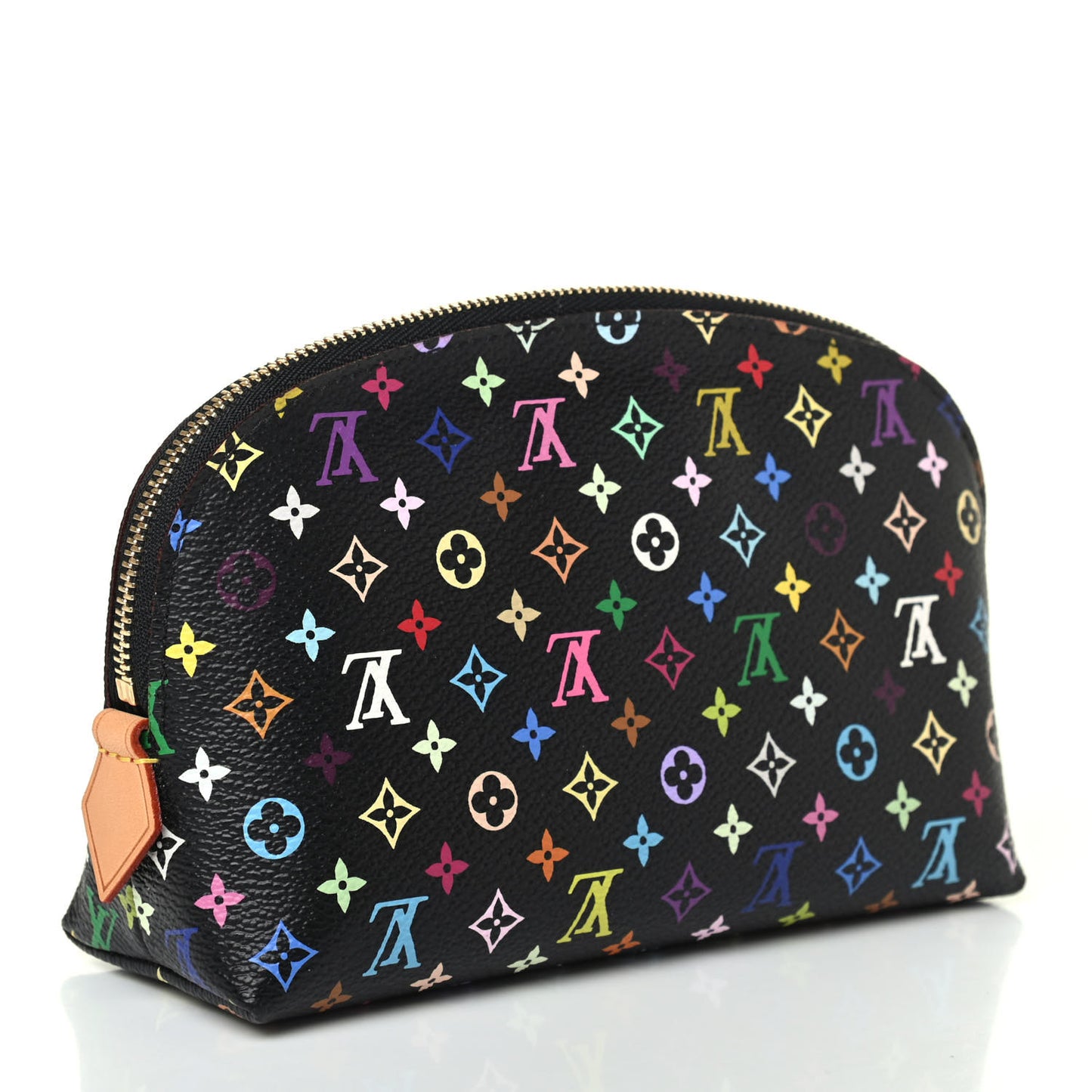 Monogram Multicolor Cosmetic Pouch Black Grenade