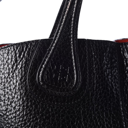 Givenchy Glazed Pebbled Calfskin North South Nightingale Black 13 of 15