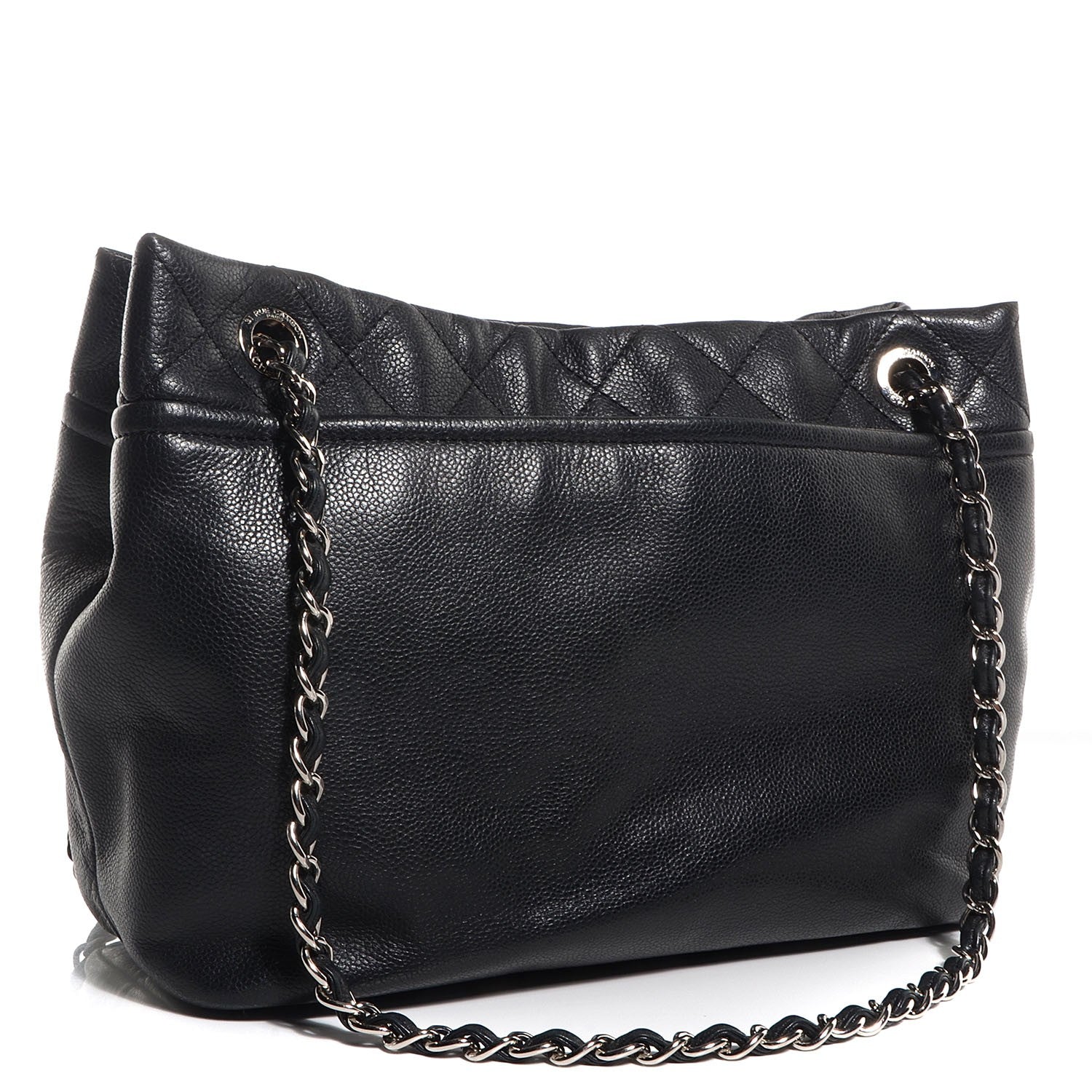 Chanel Caviar Large CC Timeless Soft Tote Black 3 of 7