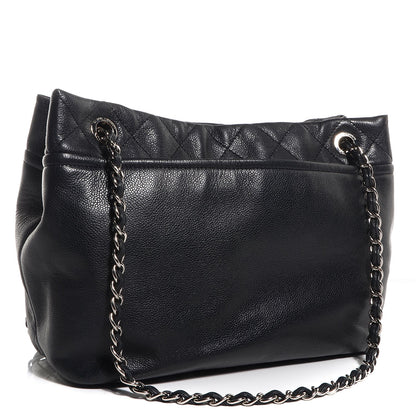 Chanel Caviar Large CC Timeless Soft Tote Black 3 of 7