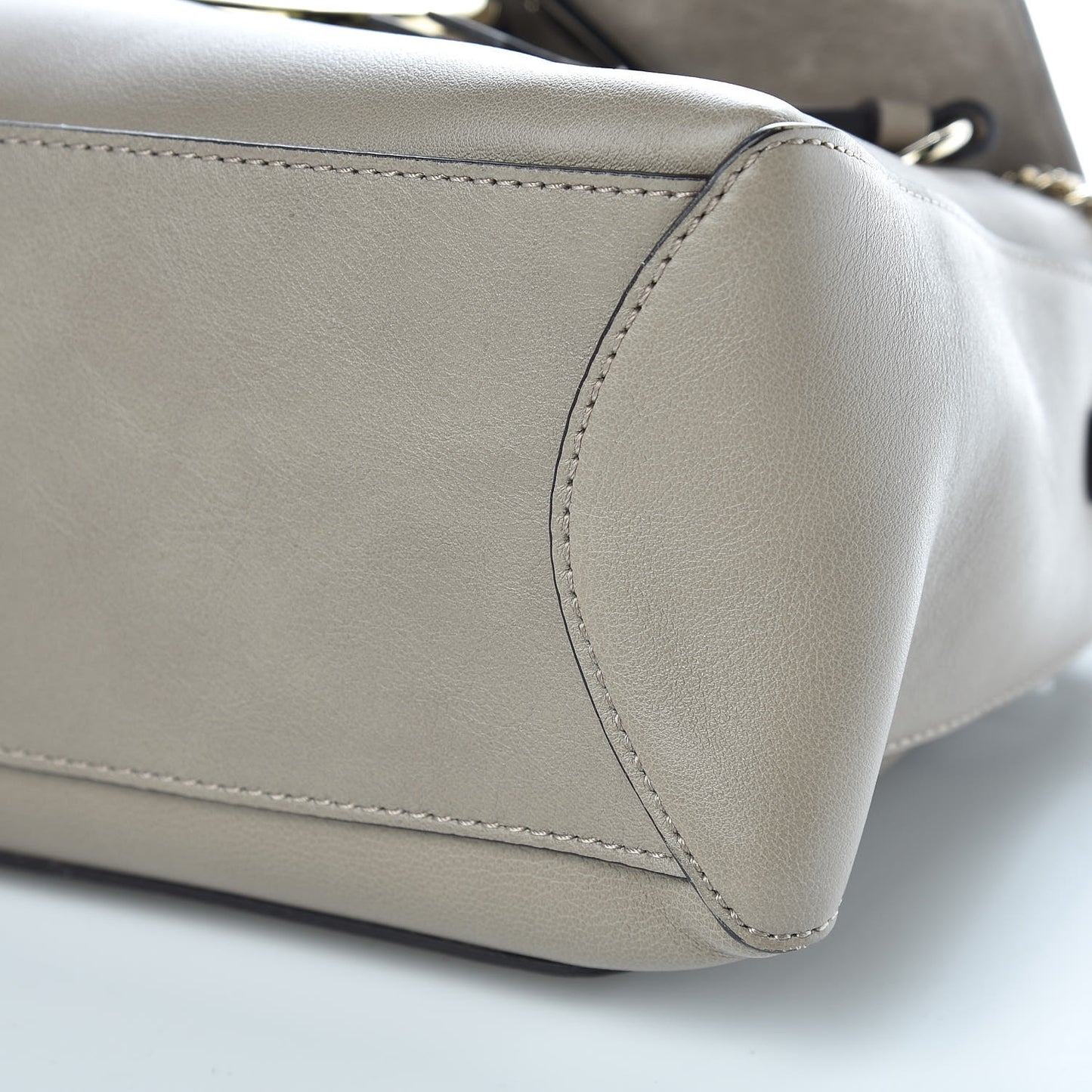 Calfskin Small Faye Day Shoulder Bag Motty Grey