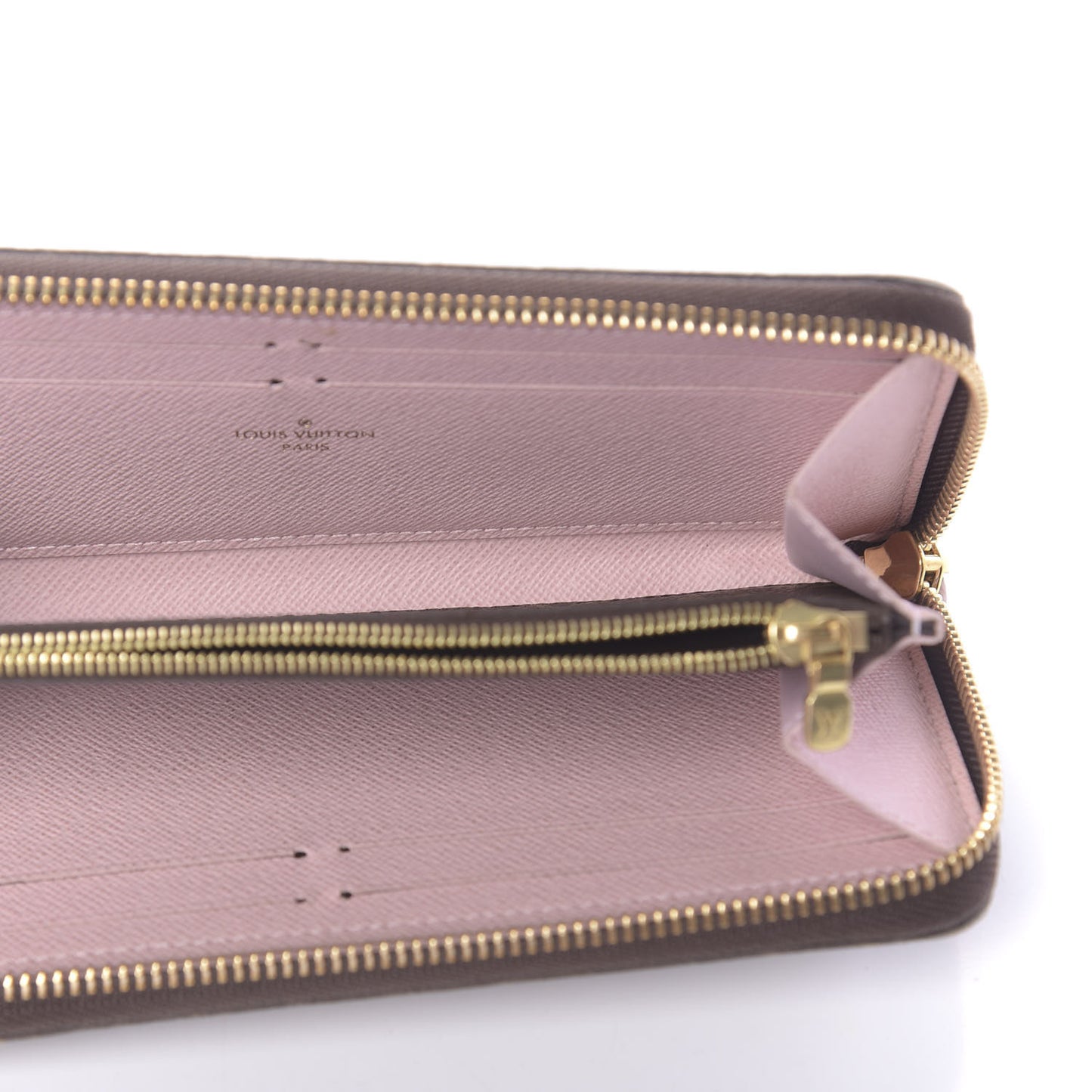 Monogram Clemence Wallet Rose Ballerine