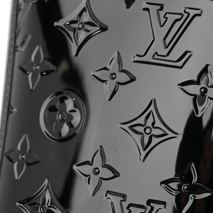 Louis Vuitton Rubber Embossed Monogram Drops Flat Half Boots 37 Black 11 of 12