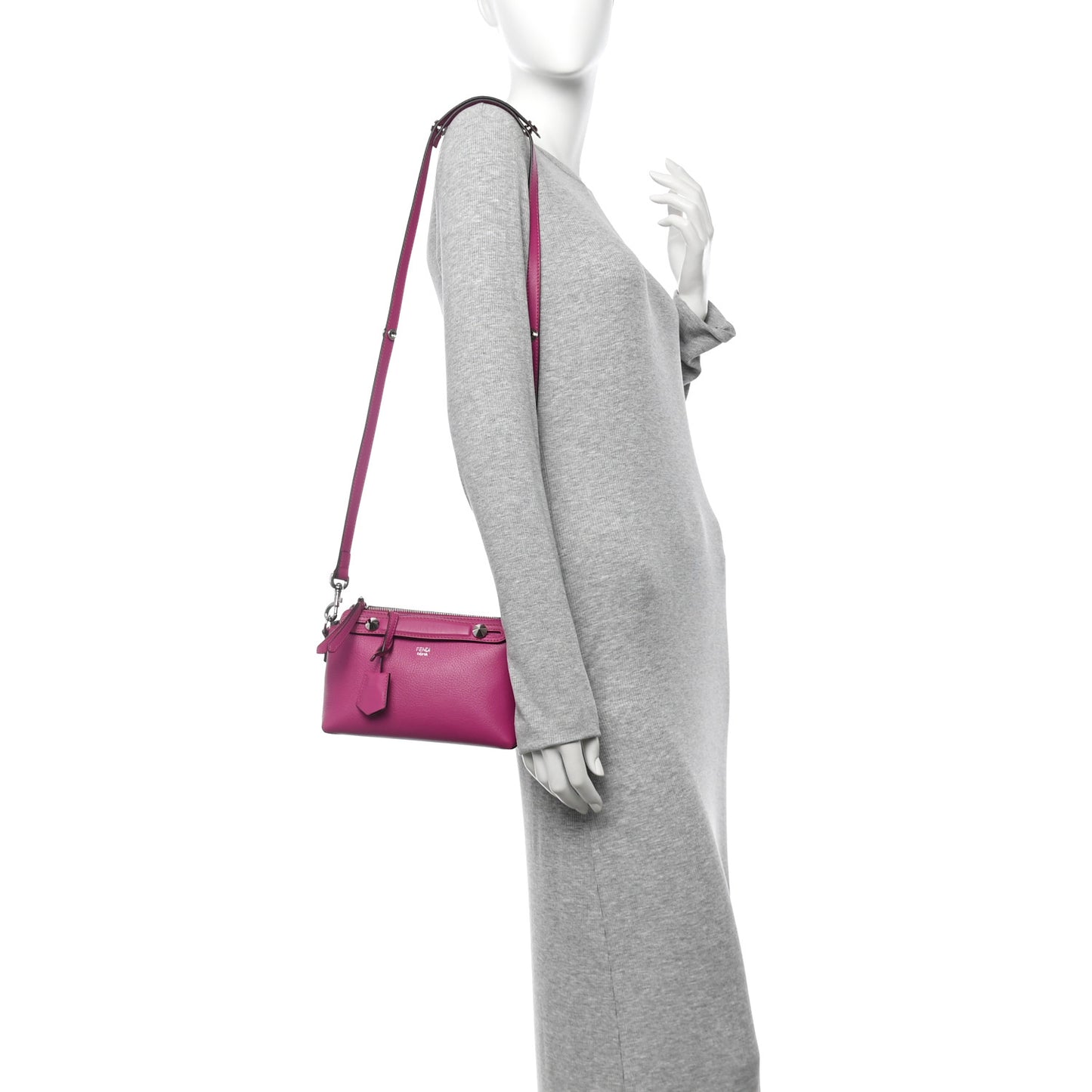 Vitello Dolce Mini By The Way Boston Bag Magenta