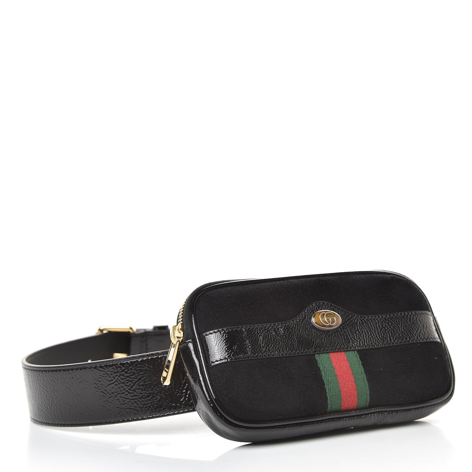 Gucci Suede Patent Ophidia Belted iPhone Case 75 30 Black 4 of 11