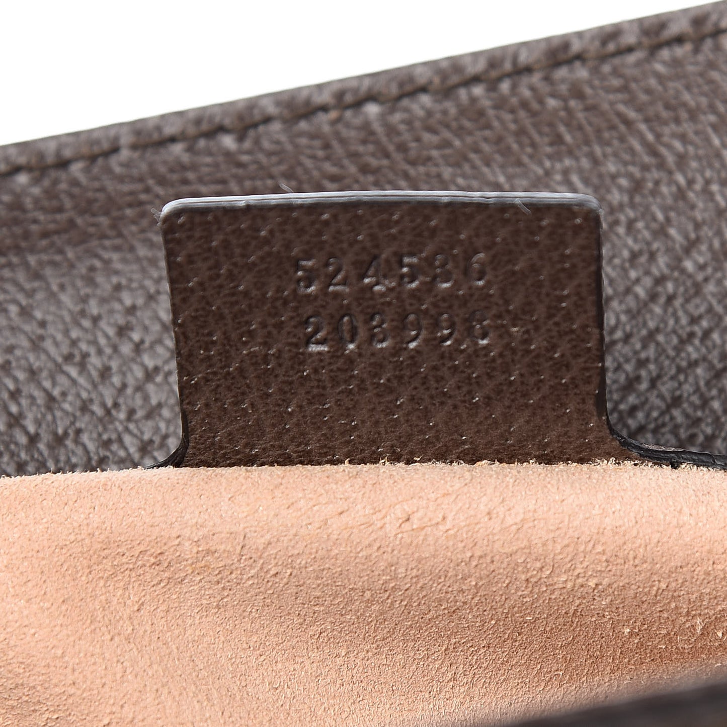 GG Supreme Monogram Web Ophidia Vertical Tote Brown
