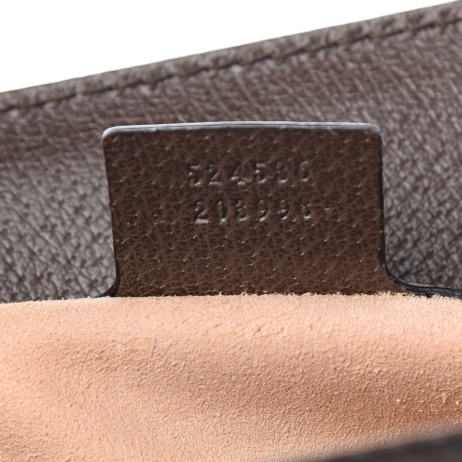Gucci GG Supreme Monogram Web Ophidia Vertical Tote Brown 7 of 10